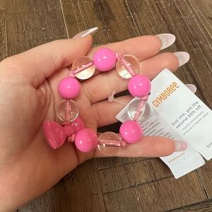 NWT Gymboree pink bracelet from polka dot poodle collection